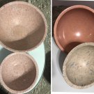 Vintage Mid Century Bowls Splatter Ware 50s Texas Brookpark Miramar Melamine 4pc