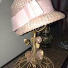 Vintage Hat PINK Jackie O Elegant 1950s Bucket ish Emme Style Mad Men Kitty 21”