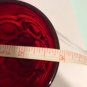 Vintage Moon & Stars Ruby Red LG Wright #44-41 Footed Tumbler Juice 2 pc Perfect