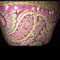 Vera Bradley Straw Fabric Beach Bag Tote Cruise Pink Melon Cruise Large RETIRED