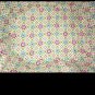 Vera Bradley Straw Fabric Beach Bag Tote Cruise Pink Melon Cruise Large RETIRED