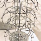 K Cup Pod Holder Tower Rack Space Saving Holds 36 Pods Chrome Home Coffee Bar