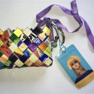Nahui Ollin Hand Made Mexican Snacks Recycled Purse Clutch Bag Sweet Wrappers Nahui Ollin Hand Made Mexican Snacks Recycled Purse Clutch Bag Sweet Wrappers