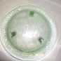 Uranium Glo Bowl Depression US Glass Green Rose Thorn Donna Rim Vintag Very RARE