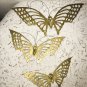 MCM Butterfly Decor Home Interior HOMCO Brass Metal Vintage Butterflies DIY 3pc