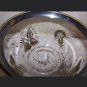 Georges Briard MCM Damask Silver Onlay Serving Bowl Hollywood Regency 1960s 70s