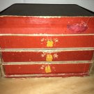 Vintage Counter Display Store Lingerie Garters Small Items Box UpCycle Decoupage