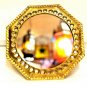 Small brass mirror moroccan handmade wall decor