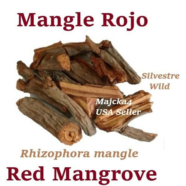 Mangle Rojo 1/2 oz 6 Bolsas Hierbas Rhizophora mangle Red Mangrove herbs 6 bags