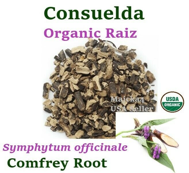 Consuelda Raiz 1 LIBRA Hierbas Comfrey Root Symphytum officinale Herbs 16 oz