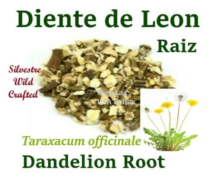 Diente de leon raiz 4 oz Hierbas dandelion root  4 oz Herbs