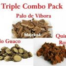 Palo de Vibora QUINA ROJA Palo Guaco 1 POUND BAGS Cinchona Bark & SNAKE BARK