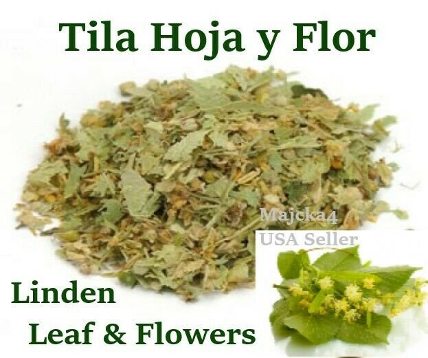 Te de Tila hojas Tilo 6 BOLSAS 3 oz hierbas nervios relajar Linden flower leaf