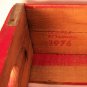Vintage Red Coke Crate