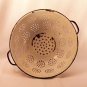 Vintage White Enamelware Colander