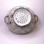 Vintage White Enamelware Colander