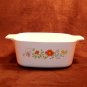 Vintage Corning Ware Wildflower 1.5 liter Casserole Saucepan