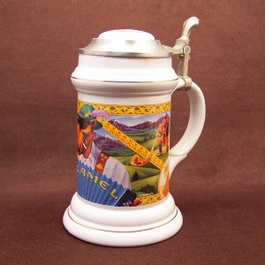 Limited Edition JOE CAMEL Oktoberfest Lidded Collector's Stein