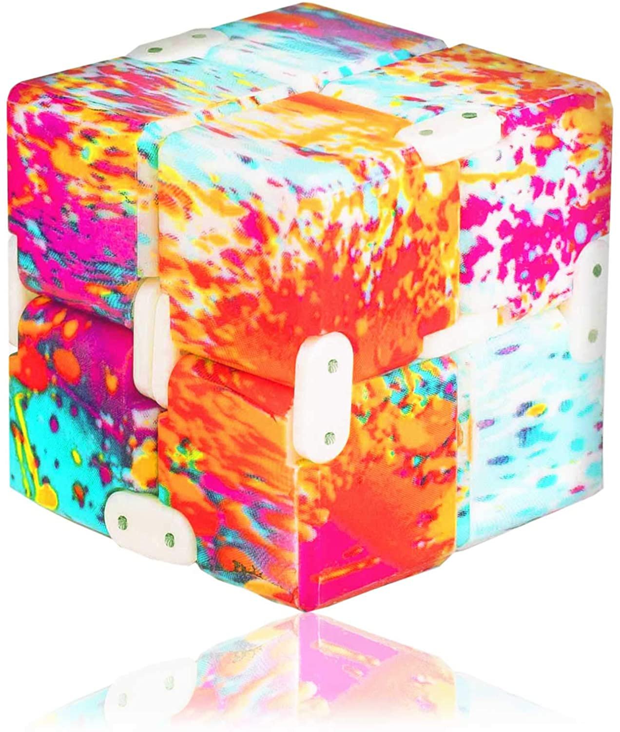 Infinity Cube Fidget Toy, Fidget Blocks for Stress and Anxiety Relief Mini Toys