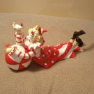 Clown Decorative Figurine Sculpture,Sculpture Clown Woman with Ball 21 sm=