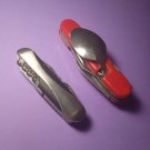 Stainless Steel Multi Tool Camping Hunting Fishing Pocket Folding Knife 2 pieces