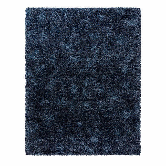 Thomasville Marketplace Luxury Shag Rugs, Color Blue, Rug Size 5 ft