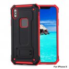 Hybrid Kickstand Heavy Duty iPhone X Cover CASE free Tempered Screen Protector