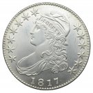 1817 Capped Bust Half Dollar A Rare & Sought After Collectors Copy Coin