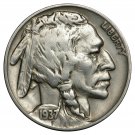 1937 D Five Cent 3 1/2 Leg Buffalo Nickel A Rare & Sought After COPY Coin