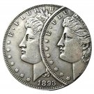 1893 S Error Morgan Silver Dollar A Very Rare & Sought After Collectors Copy Coin