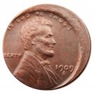 1909 S VDB Lincoln Wheat Cent Penny Off Center Error A Very Rare & Sought After Collectors Copy Coin