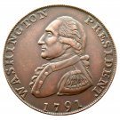 1791 Washington One Cent A Very Rare & Sought After Collectors Copy Coin