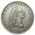 1794 Flowing Hair Silver Dollar A Very Rare & Sought After Collectors Copy Coin 1794 Flowing Hair Silver Dollar A Very Rare & Sought After Collectors Copy Coin