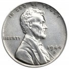 1944 D Lincoln Wheat Penny Cent Silver Plated A Rare & Sought After Collectors Copy Coin