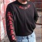 Sickboy Motorcycles Men’s T "SICK FOR LIFE" Long Sleeve Biker Tee Shirt M