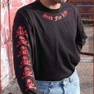Sickboy Motorcycles Men’s T "SICK FOR LIFE" Long Sleeve Biker Tee Shirt XL