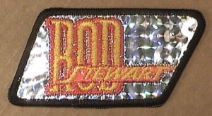 ROD STEWART CLOTH PATCH 1970s NEW UNUSED Atlantic Records
