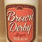 BROWN DERBY LAGER BEER CAN BANK 16 oz WALTER PUEBLO CO