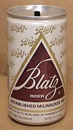 BLATZ BEER CAN BANK ALUMINUM new unused 1970s 1980s