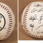 OAKLAND As TEAM STAMPED AUTOGRAPH BASEBALL 1991 1992
