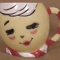 VINTAGE F & F MOLD DIE POP SODA SOFT DRINK ADVERTISING MUG CUP 1960s SCARCE