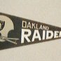OAKLAND RAIDERS MINI NFL FOOTBALL PENNANT 8-3/4" long