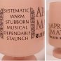 TAURUS SIGN OF THE BULL MOD ZODIAC HOROSCOPE GOBLET GLASS 1960s MID CENTURY