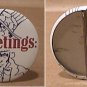 LOT 2 GREETINGS UNCLE SAM PINS 1970s STRIP CLUB ADVERTISING BUTTONS