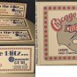 4 USFL CHICAGO BLITZ 1984 SCHEDULE PUTTIN ON THE BLITZ BUMPER STICKERS UNUSED