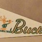 MILWAUKEE BUCKS BASKETBALL OLD LOGO MINI PENNANT MINIATURE 1960s 1970s NEW UNUSE