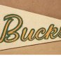 MILWAUKEE BUCKS BASKETBALL OLD LOGO MINI PENNANT MINIATURE 1960s 1970s NEW UNUSE