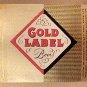 GOLD LABEL 12 oz BEER BOTTLE LABEL UNUSED WALTERS PUEBLO COLORADO 1950s 1960s