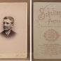 SCHOLTEN PORTRAITS PHOTO MILLICK BOY IN SUIT CDV ST LOUIS MO 1885 CABINET CARD