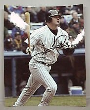 JASON GIAMBI NEW YORK YANKEES AUTOGRAPHED SIGNED COLOR PHOTO SHARPIE